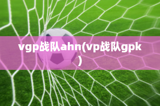 vgp战队ahn(vp战队gpk)