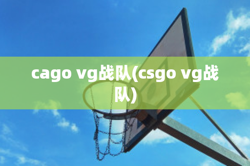 cago vg战队(csgo vg战队)