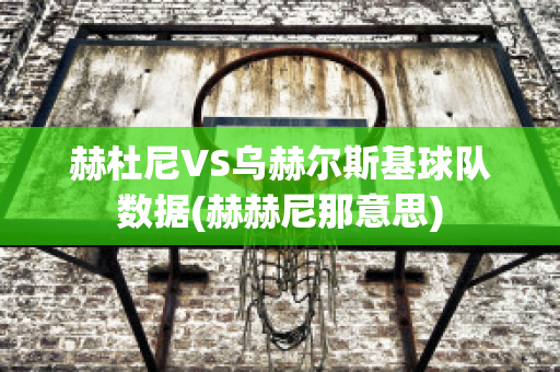 赫杜尼VS乌赫尔斯基球队数据(赫赫尼那意思)