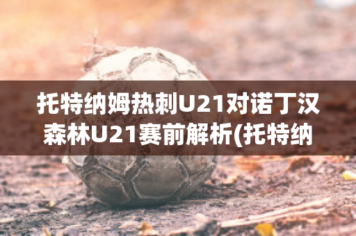 托特纳姆热刺U21对诺丁汉森林U21赛前解析(托特纳姆热刺vs)