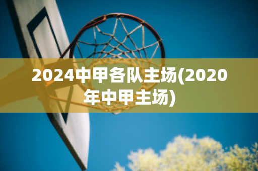 2024中甲各队主场(2020年中甲主场)