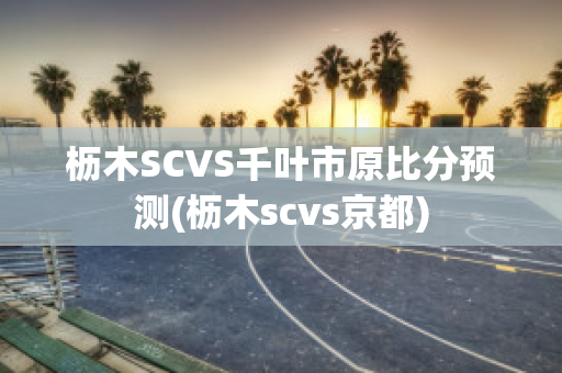 枥木SCVS千叶市原比分预测(枥木scvs京都)