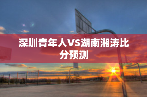 深圳青年人VS湖南湘涛比分预测