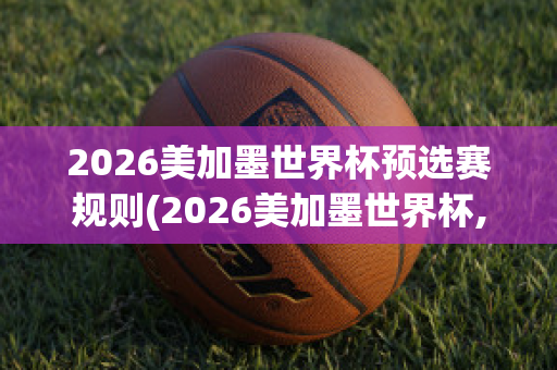 2026美加墨世界杯预选赛规则(2026美加墨世界杯,国足有希望了)