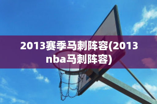 2013赛季马刺阵容(2013nba马刺阵容)