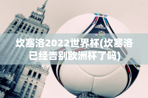 坎塞洛2022世界杯(坎塞洛已经告别欧洲杯了吗)