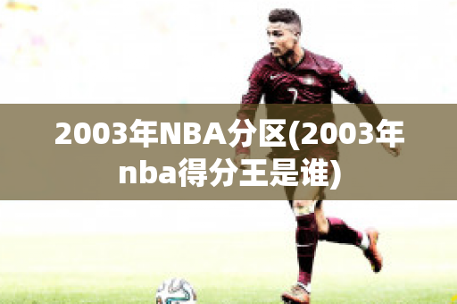 2003年NBA分区(2003年nba得分王是谁)