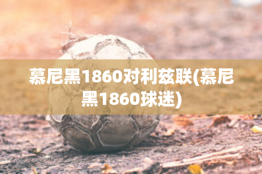 慕尼黑1860对利兹联(慕尼黑1860球迷)