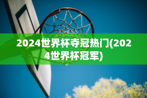 2024世界杯夺冠热门(2024世界杯冠军)