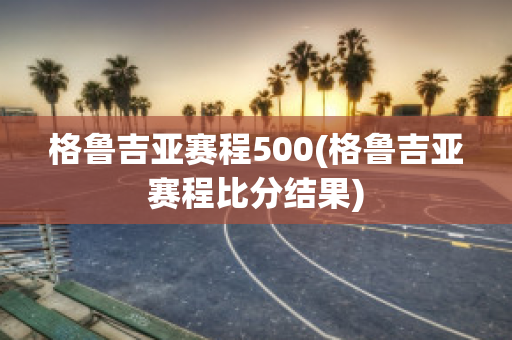 格鲁吉亚赛程500(格鲁吉亚赛程比分结果)